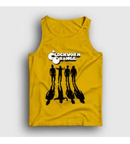 Presmono Unisex Sarı Gang Film Otomatik Portakal A Clockwork Orange Atlet 242413tt (Sarı)