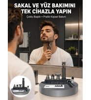 Çok Fonksiyonlu 9’u 1 Arada Tıraş Makinesi Şarjlı Saç Sakal Düzeltici Yeni Nesil