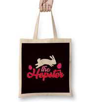 Hopster Easter Bunny Rabbit Eggs Hunting Spring Egg Hunter Bez Çanta Uzun Saplı