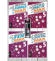 Ata 5.Sınıf Türkçe-Matematik-Fen Bilimleri-Sosyal Bilgiler Max Seti+Rotring Kalem Seti Hediyeli