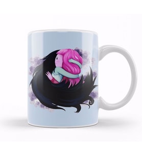 Bubbline Hug From Episode Come Along With Me Adventure Time 01 Kupa Bardak Porselen