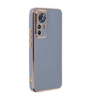Microsonic Xiaomi Mi 12T Kılıf Olive Plated Lavanta Grisi