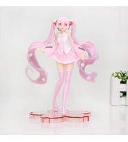 Anime Pink Hatsune Miku Sakura Fügürü 20 Cm