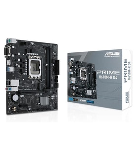 ASUS PRIME H610M-R D4 DDR4 HDMI-DVI PCIE 16X v4.0 1700p mATX