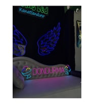 Dondurma Yazılı ve Şekilli Neon Tabela