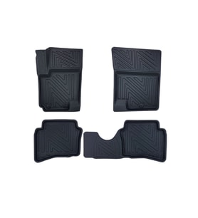 Hyundai Ix20 2010-2015 ile Uyumlu Carbon Desenli Ultra Premium Havuzlu Oto Paspas (Çok Renkli)