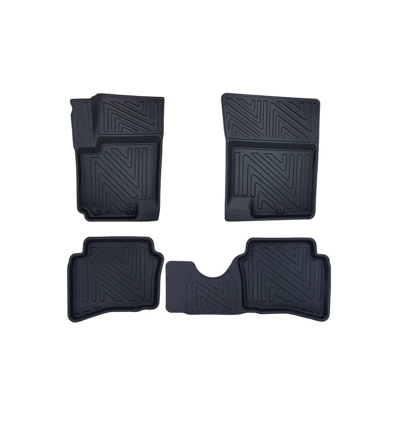 Hyundai Ix20 2010-2015 ile Uyumlu Carbon Desenli Ultra Premium Havuzlu Oto Paspas