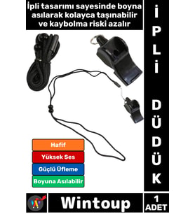 #Düdük Premium Hafif Kamp Outdoor Dağcılık Avcılık Köpek Eğitimi Futbol Basketbol Voleybol Yüzme Atl