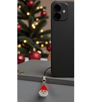 Miyuki Boncuk El Yapımı Noel Baba Telefon Çarmı - Charm Yılbaşı Christmas Noel 1