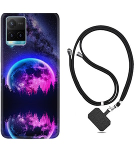 Vivo Y11S Y21S Y20 Y20S Y70 Kılıf Boyun Askılı Silikon Star Planet 1652