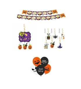 Halloween Cadılar Bayramı Balonlu Asma Süs Set