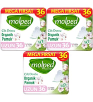 Molped Pure&Soft Hijyenik Ped Uzun 108 (3PK*36) Adet Mega Pk