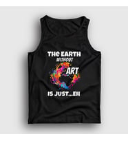 Presmono Unisex Siyah The Earth Without Art Atlet 413888tt