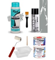 Surface 500cc Granit, Selfy Decor Glossy Glass 500+250GR Balkon,Teras,Banyo,Mutfak,Tezgah,Fayans
