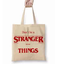 Stranger Things 001 Bez Çanta Uzun Saplı
