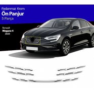 Renault Megane 4 Ön Panjur Krom Nikelajı  2020 Sonrası