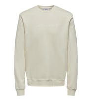 ONSCONNOR AUTHENTIC REG CREW NECK SWEAT (Krem)