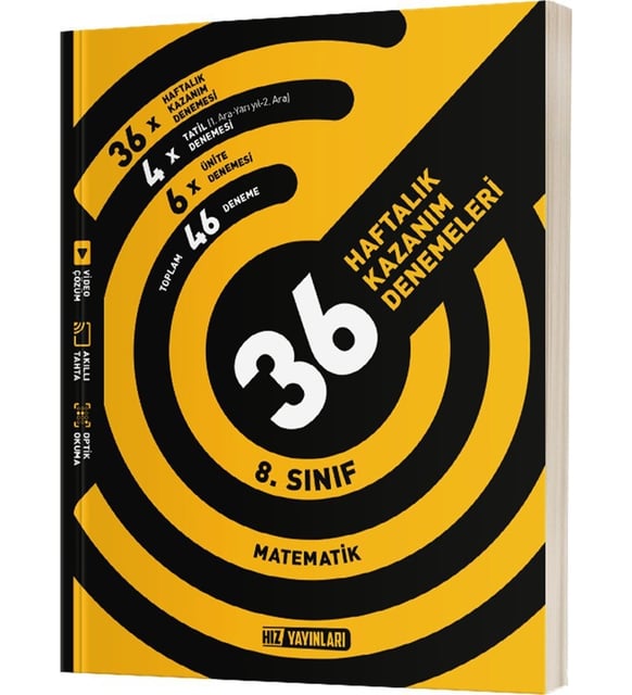 【kgmoz333】記念帖 壱 弐 飛鴻印雪 静趣帖 二冊セット Hız Yayınları 8. Sınıf Matematik 36 Haftalık Kazanım Denemeleri