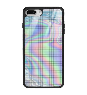 iPhone 8 Plus Neon Dama Tasarımlı Glossy Telefon Kılıfı