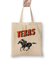 Texas Vintage Retro Bez Çanta Uzun Saplı