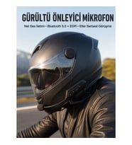 Mey İthalat® Yeni Nesil Dinleme Ve Konuşma Özellikli Intercom Kask Kulaklığı 5.0 Bluetooth