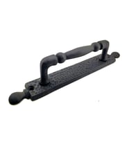 Antika Tarz Dekoratif Pirinç Misket Çekme Kapı Kolu - 223x33 mm, Oksit