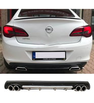 Opel Astra J Sedan Gri Difüzör Çiftli Yuvarlak Egzoz Görünümlü D Tip Difizör