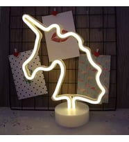 Unicorn Tasarımlı Neon Led Masa Ve Gece Lambası