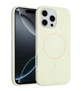 iPhone 16 Pro Kılıf Jully Magsafe Kapak - Bej