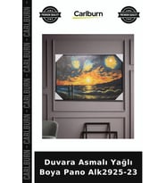 Özel Üretim Duvar Dekoru Sanatsal Tablo Ev Aksesuarı Salon Duvara Asmalı Yağlı Boya Pano Alk2925-23