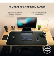 Leviathan V2 X - PC Oyun Soundbar'ı (Tam Aralıklı Sürücüler, Kompakt Masaüstü Form Faktörü, USB Tip C Güç ve Ses Dağıtımı, Bluetooth 5.0) Siyah