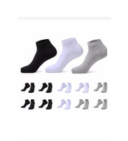 Unisex Bilek Boy Ekonemik Patik Çorap 10'lu