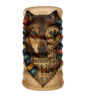 Bebo Store Extreme Outdoor Spor , Motorcu ve Bisiklet Kullananlara Özel Desenli Buff Boyunluk Bandana Balaklava (kurt-192)