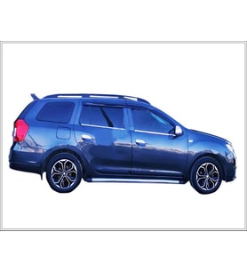 Dacia Logan MCV Krom Cam Çıtası 4 prç. 2013 Üzeri P.Çelik