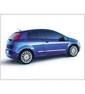 Fiat Grande Punto Coupe Van Krom Yan Kapı Koruma Çıtası 4 parça 2006 ve üzeri Paslanmaz Çelik