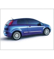 Fiat Grande Punto Coupe Van Krom Yan Kapı Koruma Çıtası 4 parça 2006 ve üzeri Paslanmaz Çelik
