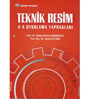 Teknik Resim A4 Uygulama Yaprakları (Krem)