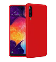 Samsung Galaxy A30S İçi Kadife Silikon Kılıf Kırmızı