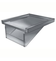 Electrolux Professional Bulaşık Servis Tezgahı, Standart Giyotin Tip Bulaşık Makinesi İçin - 700 Mm BHHDWSS06