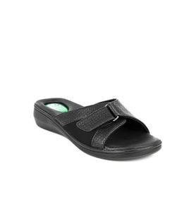 Muya Valdes 32201-001 Topuk Jelli Anatomik Taban Kadın Terlik Siyah 36-40