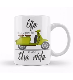 Vespa Journey Kupa Bardak Porselen