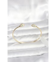 Pirinç Gold Renk Yılan Model Bileklik
