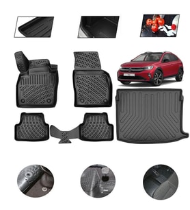 Volkswagen Taigo Üst 2021 Model 4D Bagaj Paspas Set