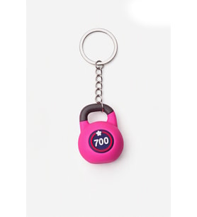 Ayahun Pembe Kettlebell Anahtarlık