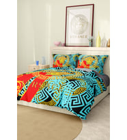 Çift Kişilik Nevresim Takımı Pamuklu Saten Kumaş 6 Parça 3D Dijital Baskı Duvet Cover Set Model.