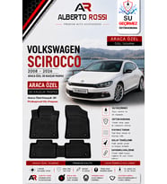 VOLKSWAGEN SCİROCCO 2008 - 2026 Araca Özel Kauçuk 3D Profesyonel Oto Paspası
