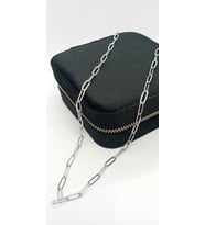 Silver Renk Ataç Kolye (60+5 cm)