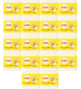 Dalin Kulak Çubuğu 100 Adet (18 Li Set)
