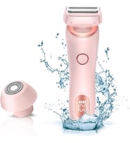 Silovecs Kadınlar için 2'si 1 Arada Elektrikli Tıraş Makinesi - Pembe