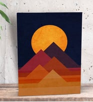 BK Gift Yatak Odası Konseptli  Dekoratif Mini Kanvas Tablo 15x20cm-27